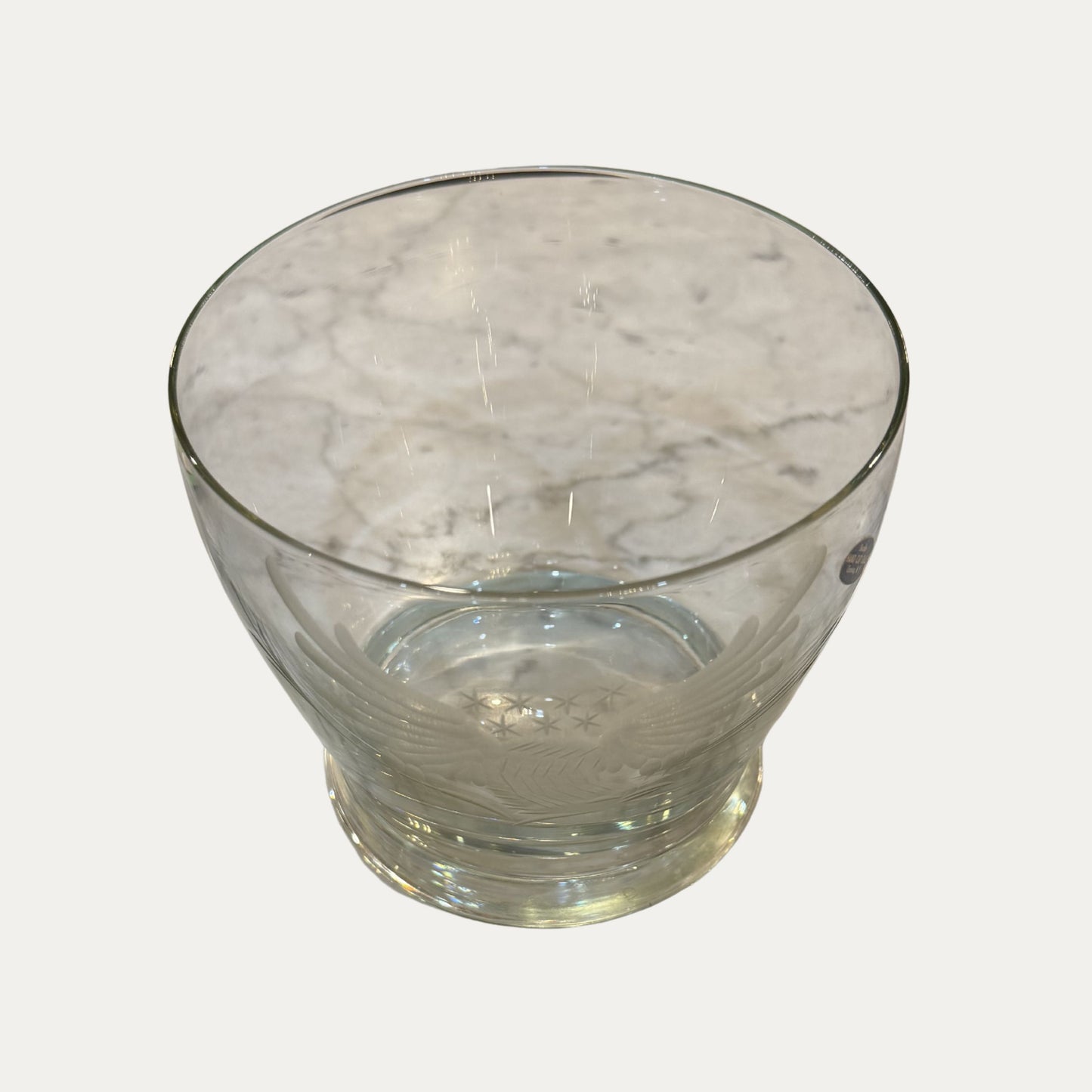 Vintage Engraved Eagle Ice Bucket