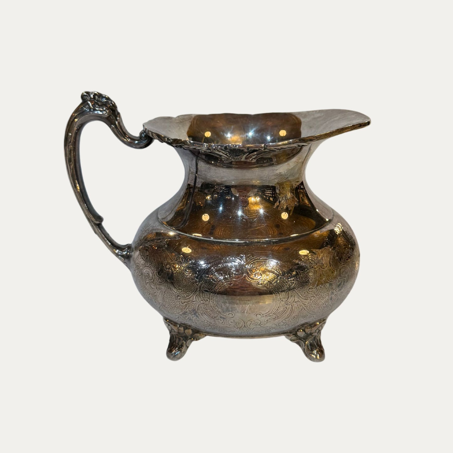 Antique Silver Coffee/Tea Set of Five (5)
