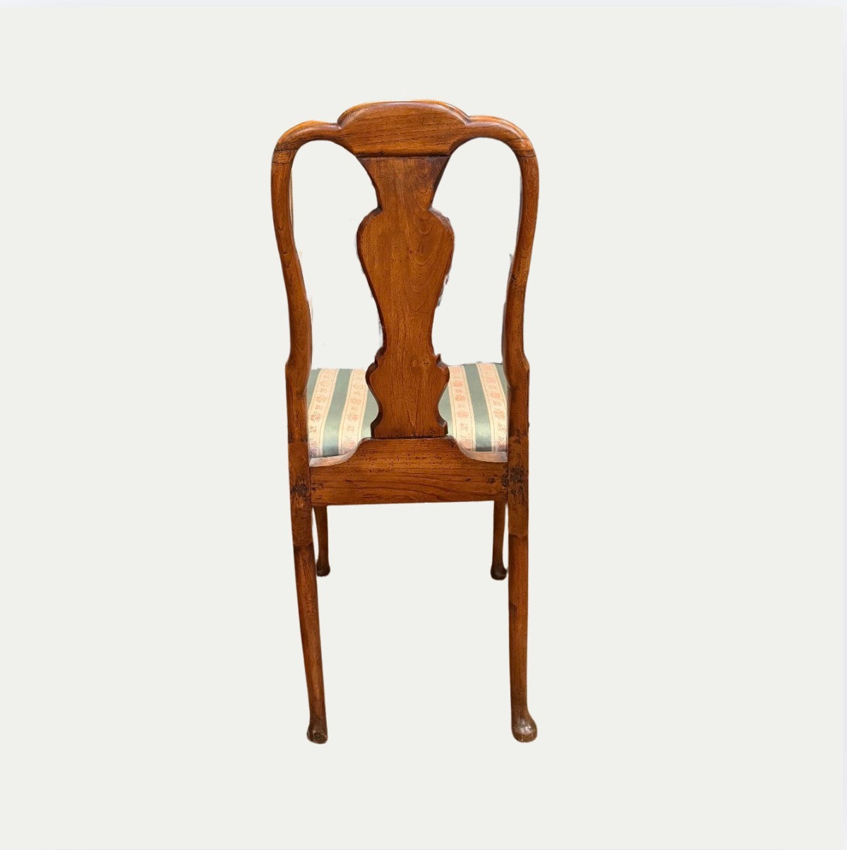 Pair (2) Dutch Marquetry 17th Century Chairs