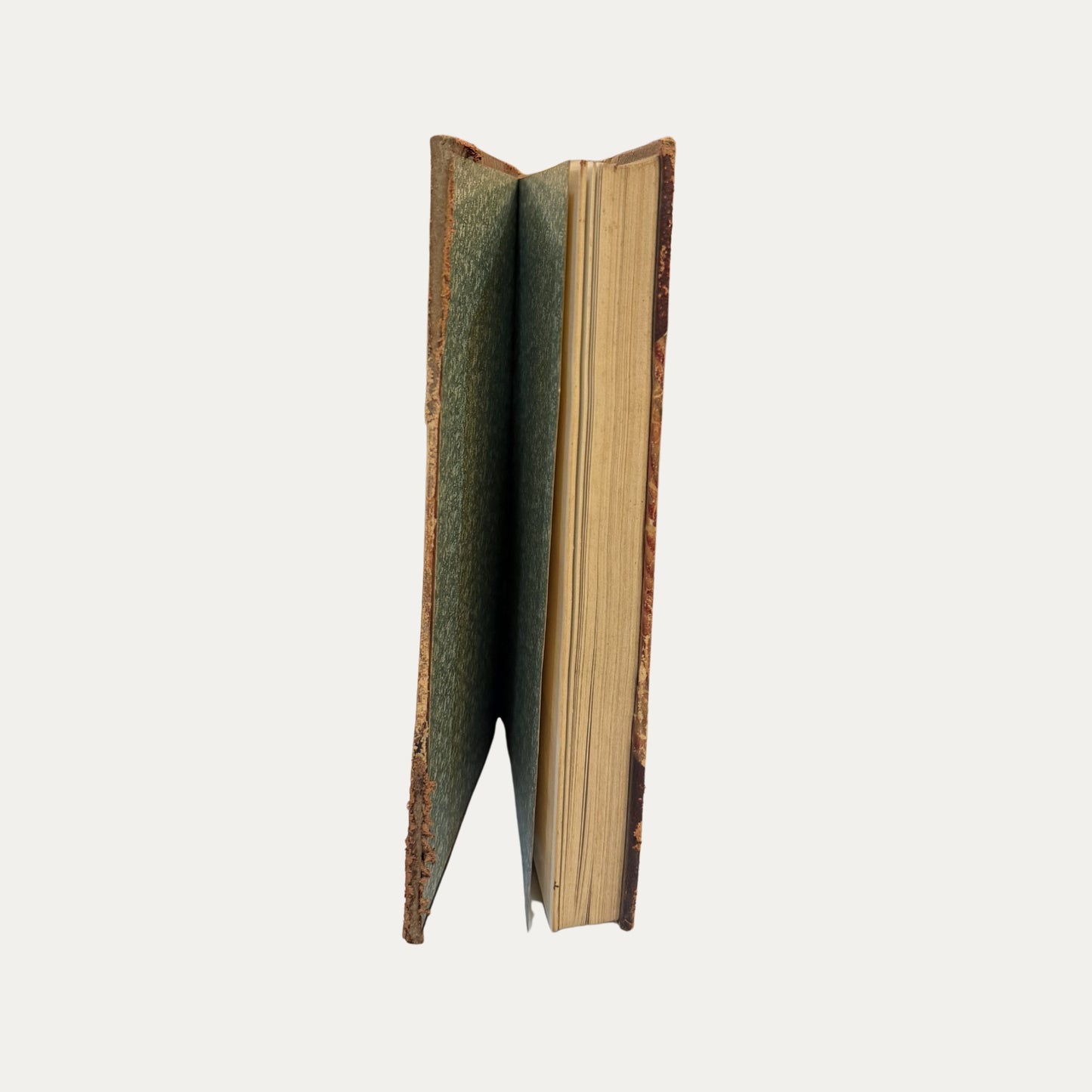 Antique Leather and Marble Book Stoddards Lectures (Book 4)