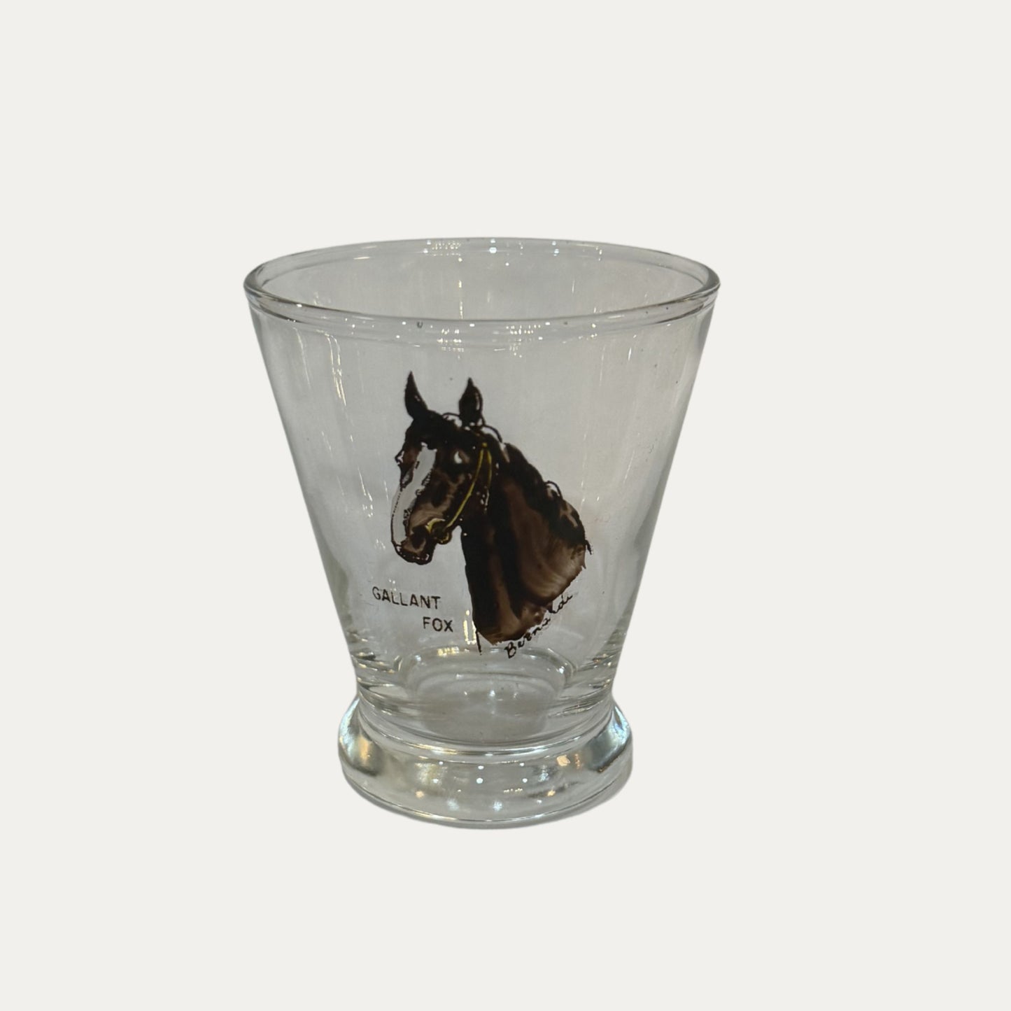 Vintage Legendary Racing Horse Port/Shot Glasses