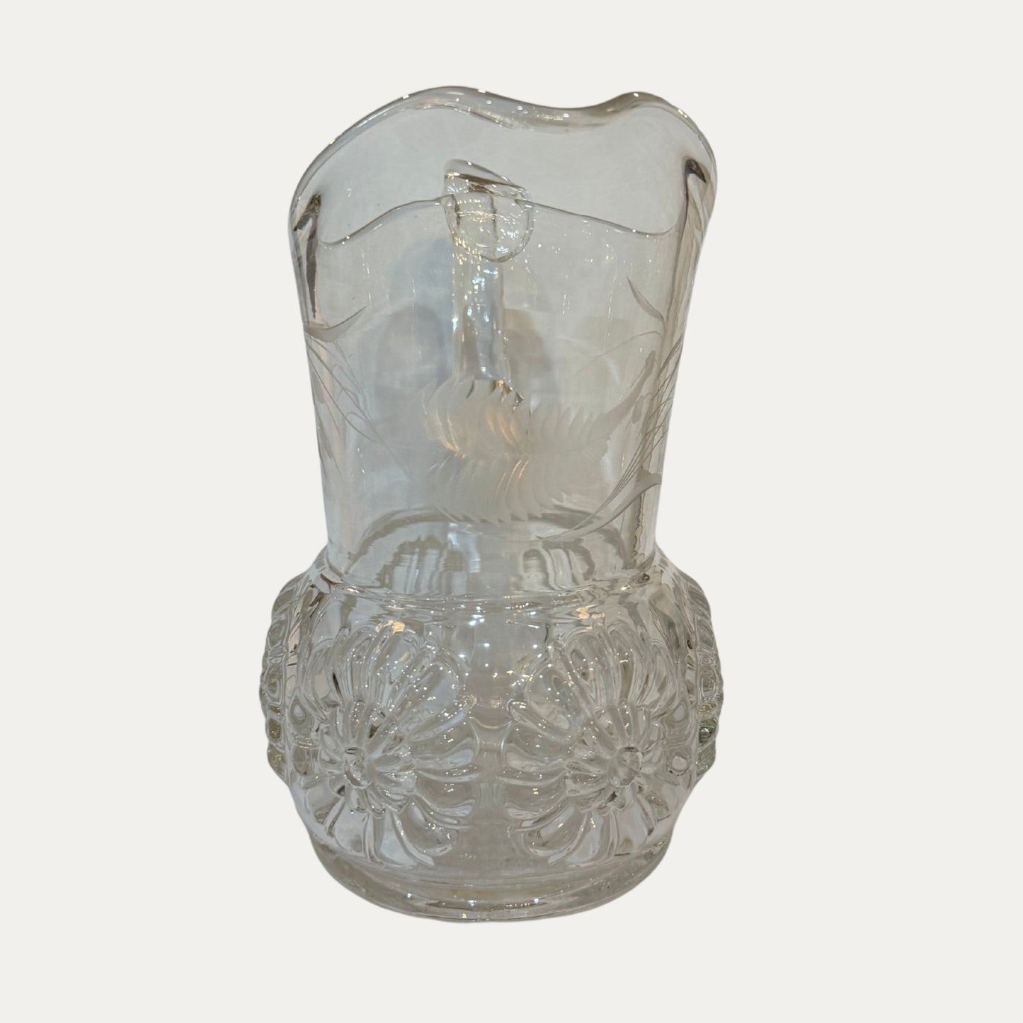 19th Century Period Glass Pitcher