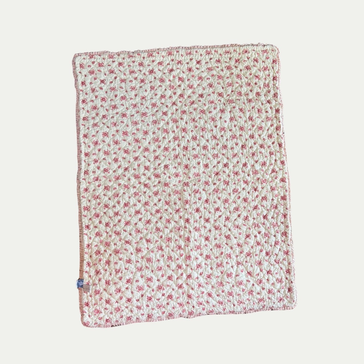 Vintage Pink Cotton Pamela Klein Quilt