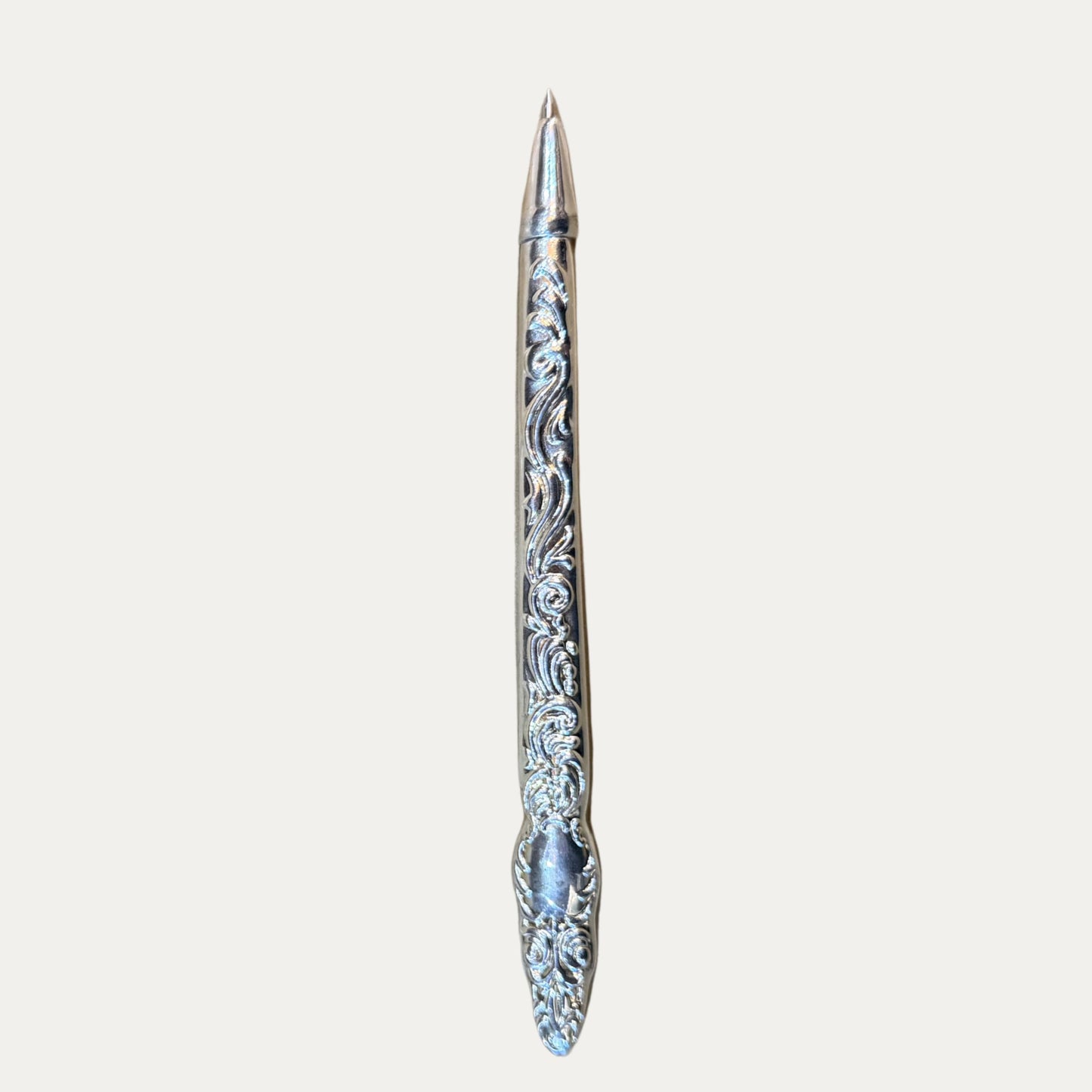 Vintage Style Silver Pen