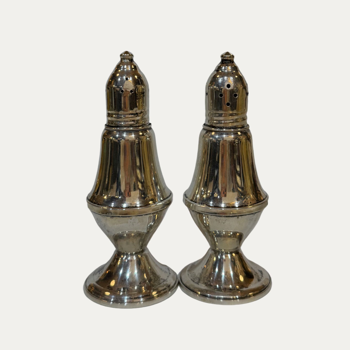 Vintage Sterling Silver Salt & Pepper Shakers