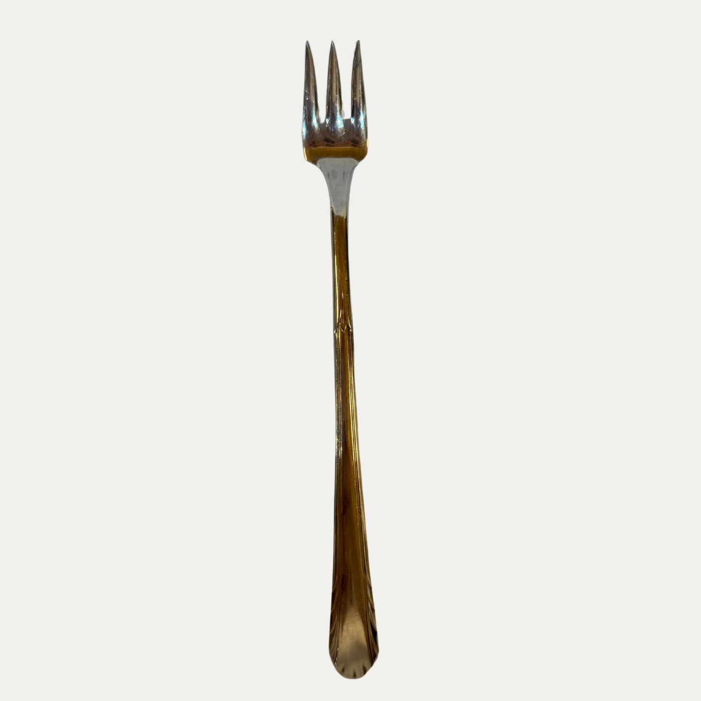Vintage Silver Plate Seafood Fork Set of Seven (7)
