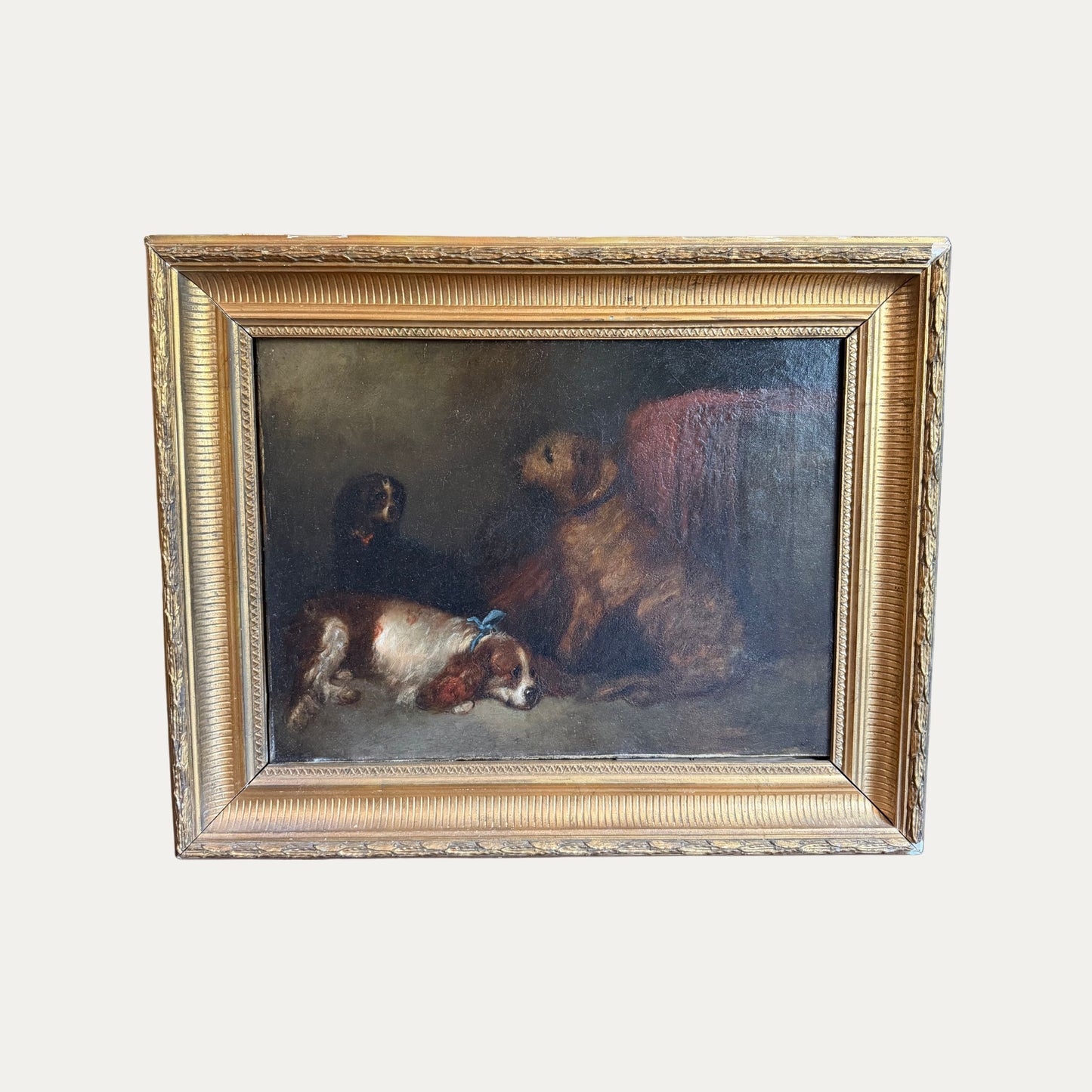 19th Century Dog Painting