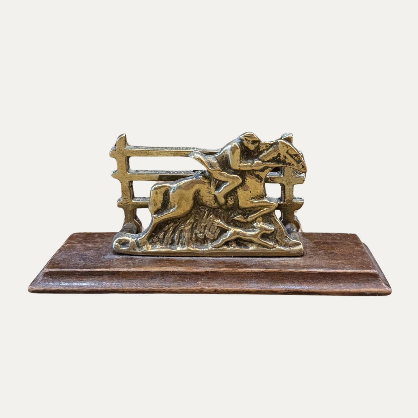 Brass Hunt Letter Rack
