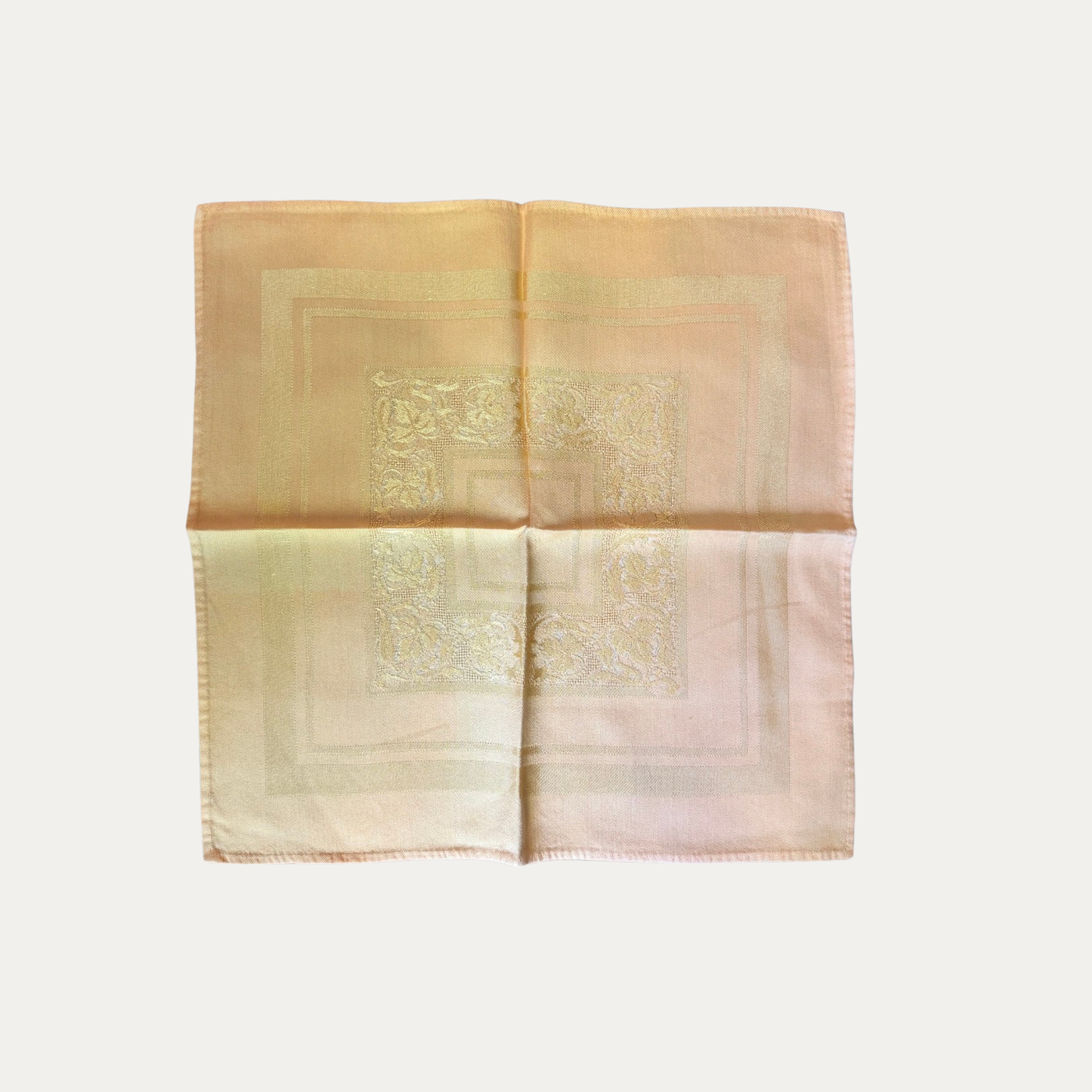 Vintage Set Of 6 Mercerized Cotton Napkins (Pekoe)