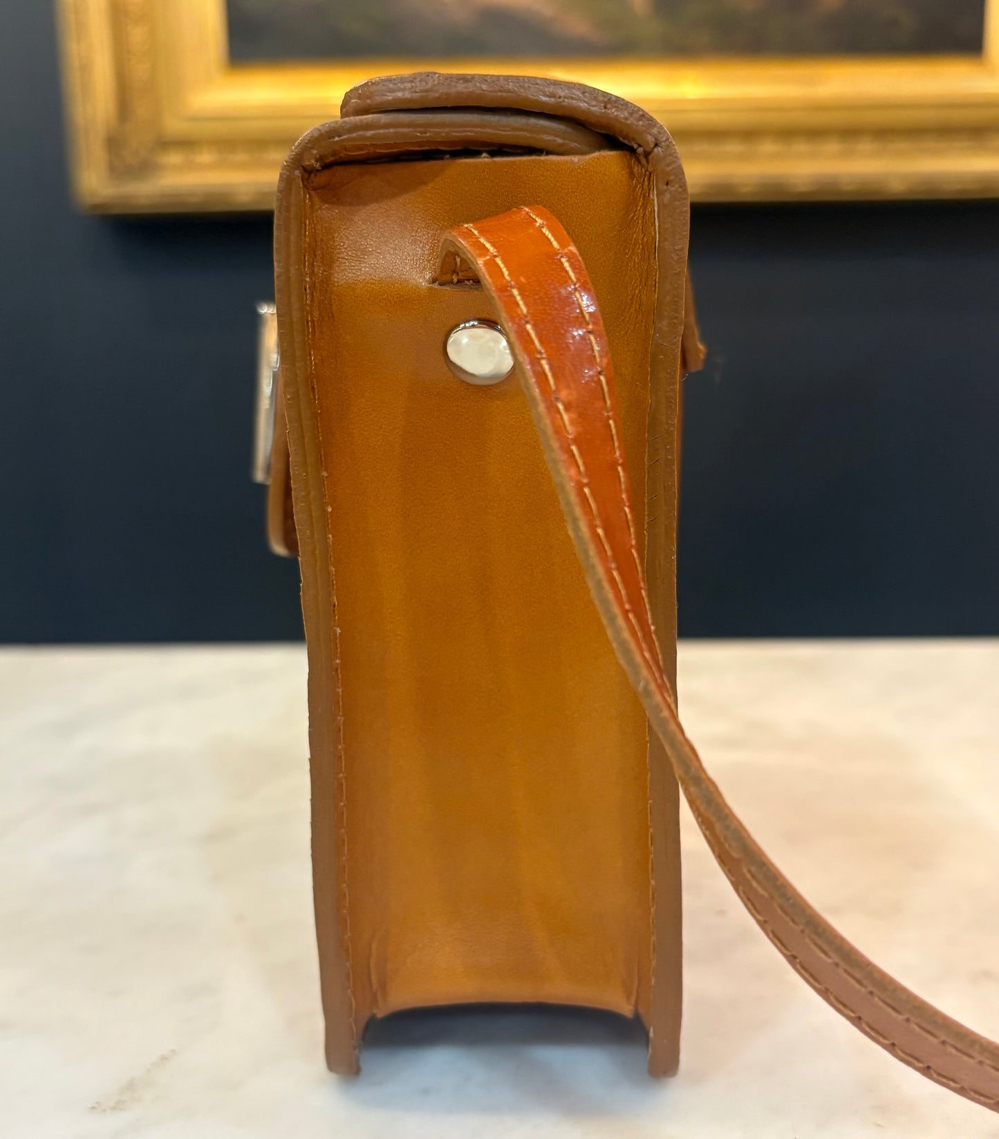 Italian Leather Crossbody Bag