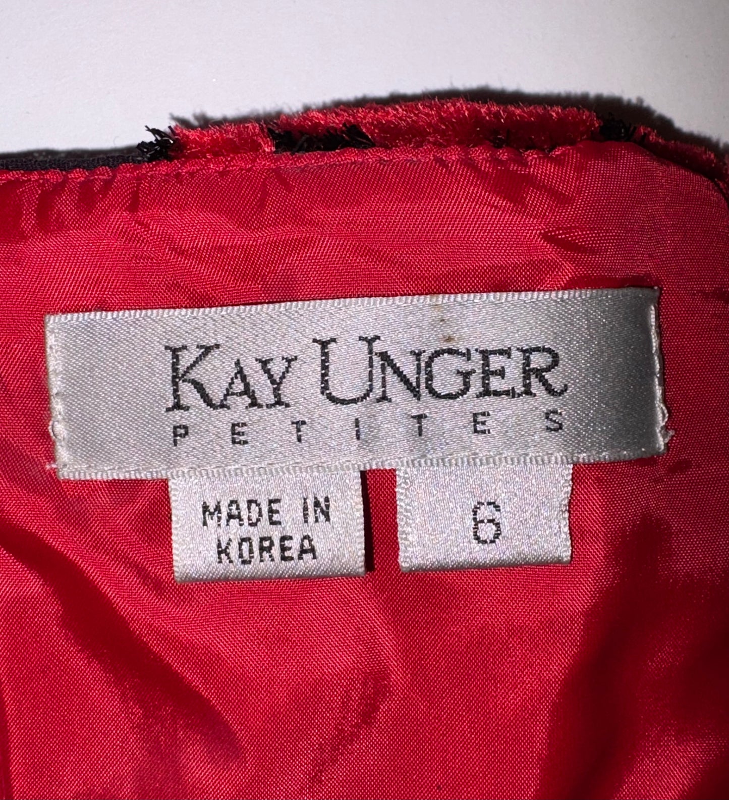 Vintage Kay Unger Beaded Strap Velvet Bustier Top (Size M)