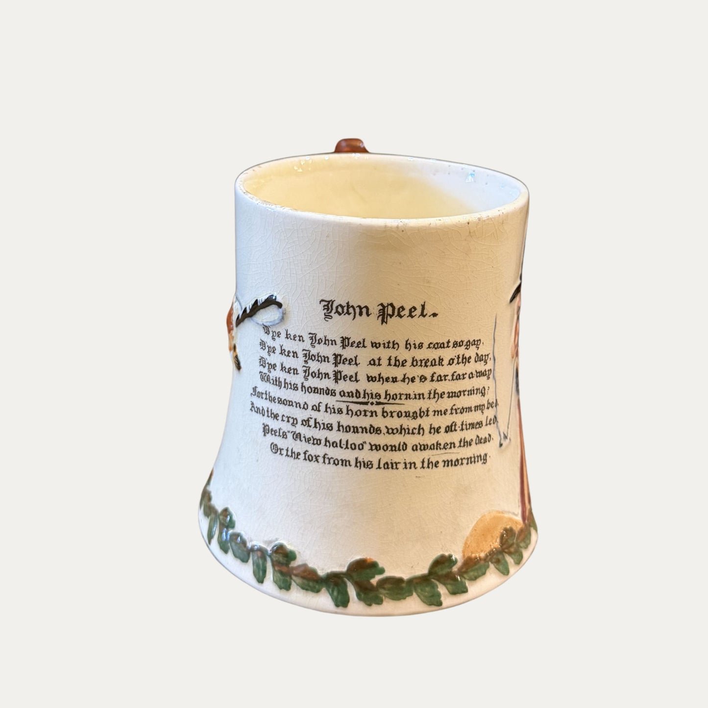 Vintage John Peel Hunt Coffee Mug Music Box