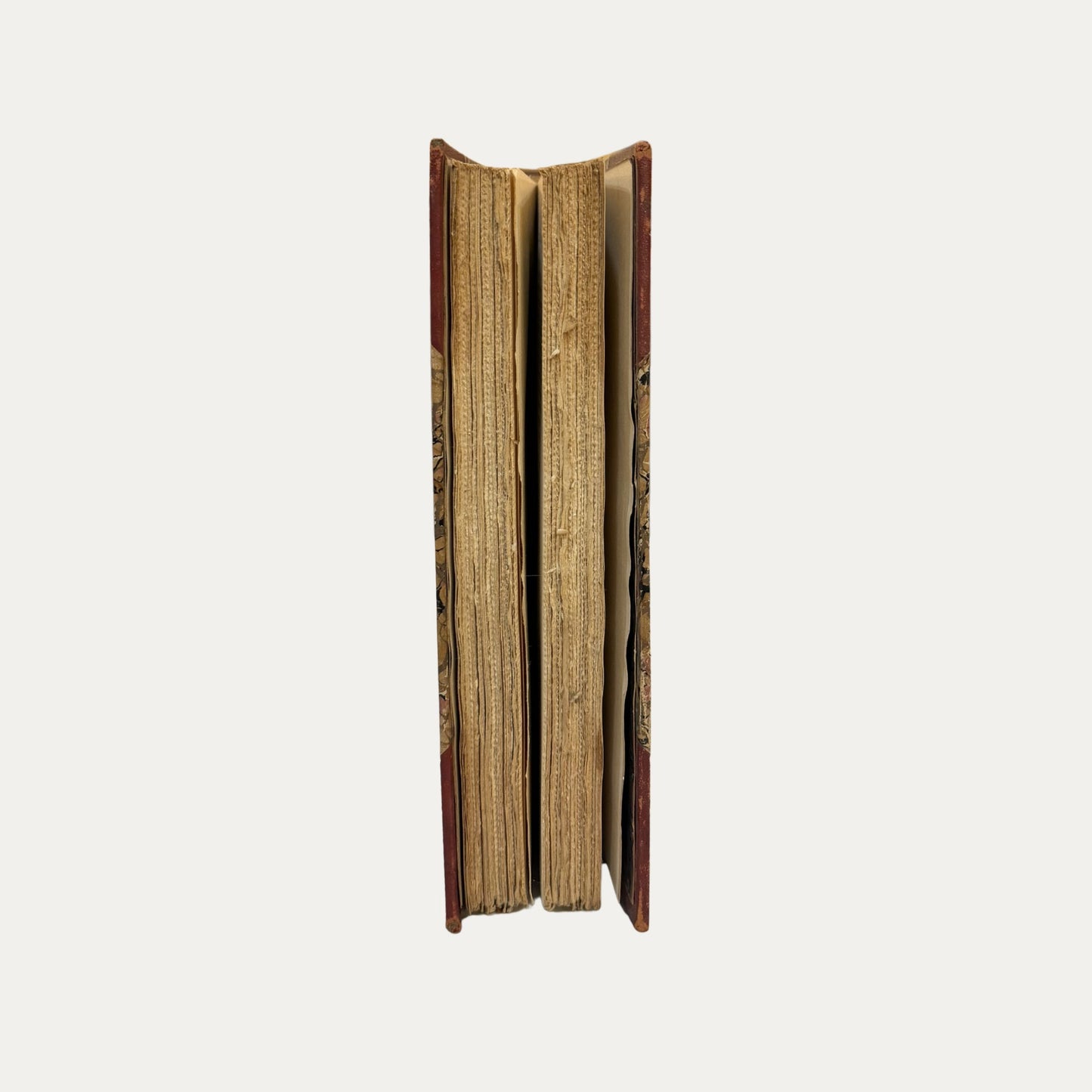 Antique Leather and Marble Book Smolletts Works (Book 11)
