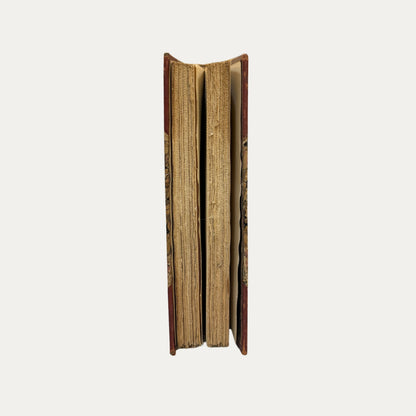 Antique Leather and Marble Book Smolletts Works (Book 11)