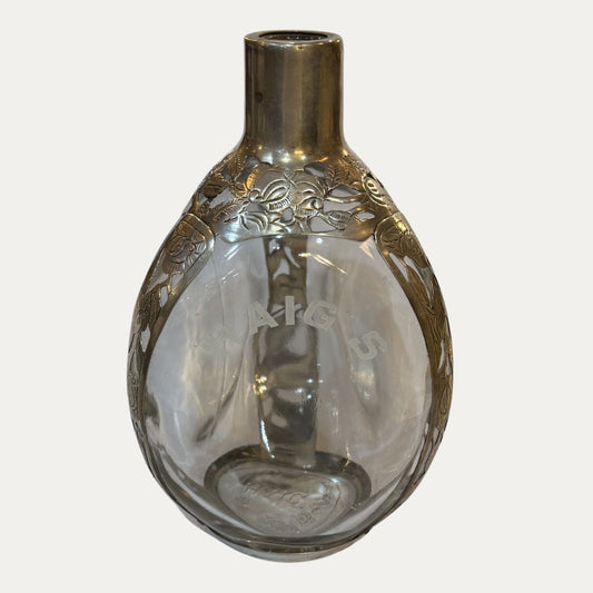 Antique Haig's Sterling Silver Liquor Bottle