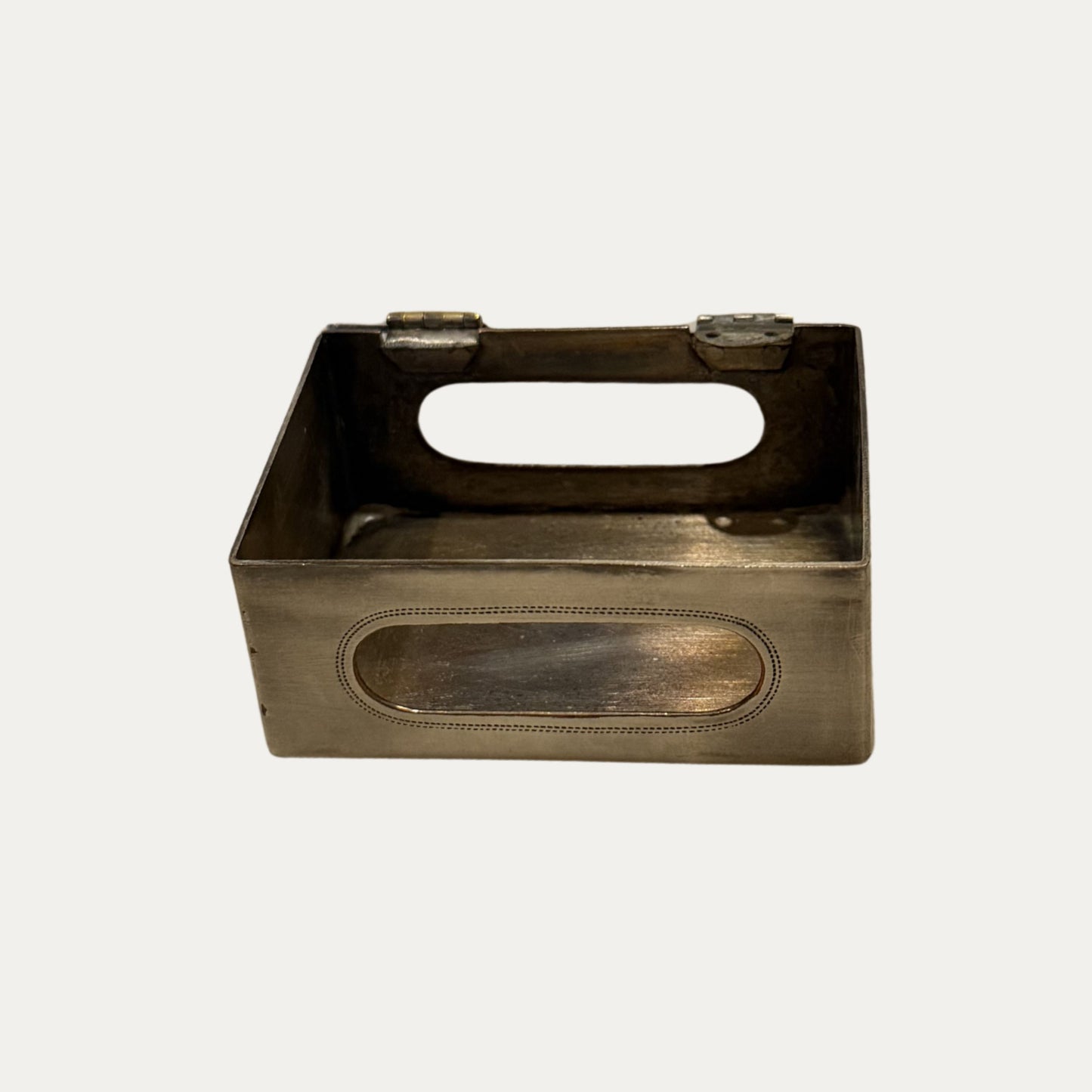 Vintage Silver Match Box Holder