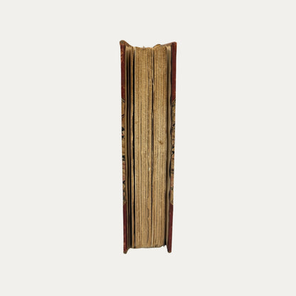 Antique Leather and Marble Book Smolletts Works (Book 1)