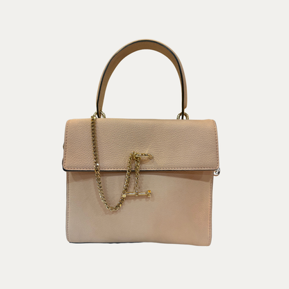 Italian Pink Suede Handbag
