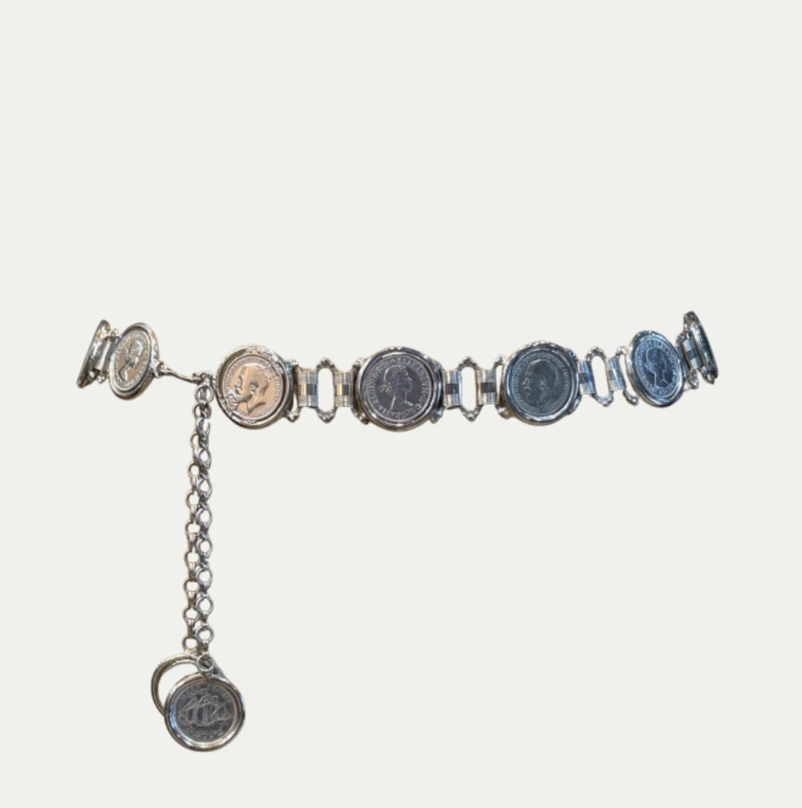 Vintage Half Pence Coin Belt