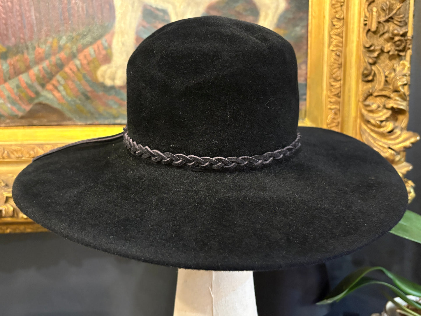 Vintage Don Cline Black Felt Hat