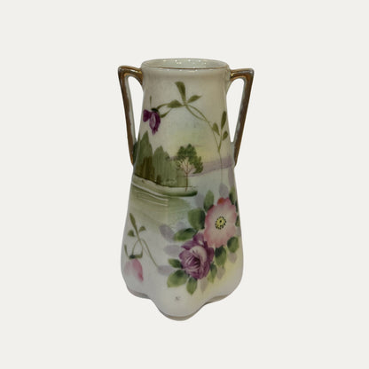 Antique 19th Century Hand Painted Nippon Vase