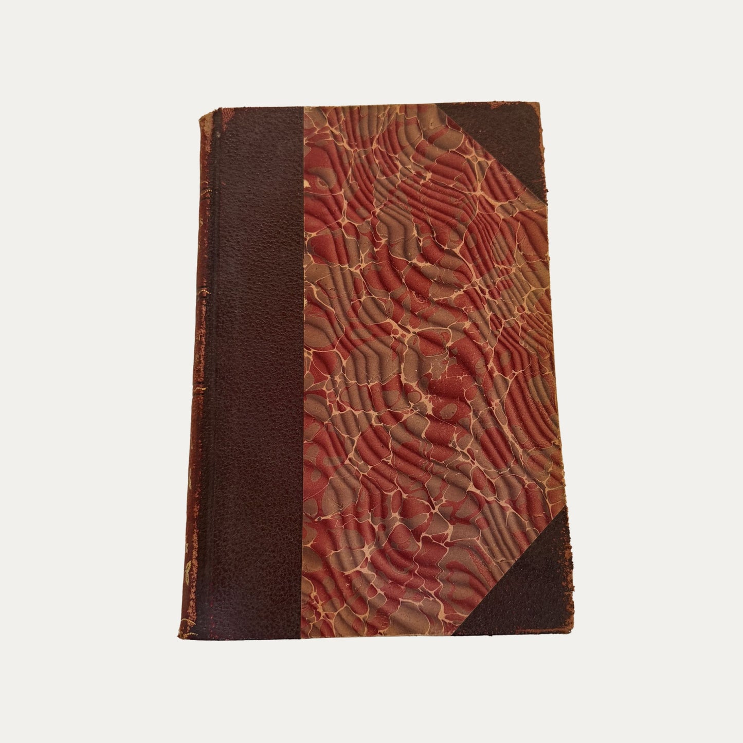 Antique Leather and Marble Book Stoddards Lectures (Book 4)