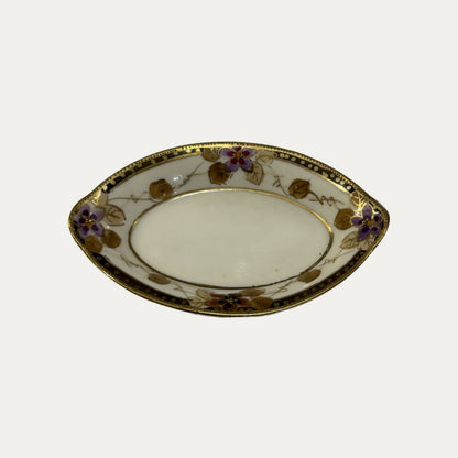 Antique Porcelain Set of Six (6) Nut Dishes