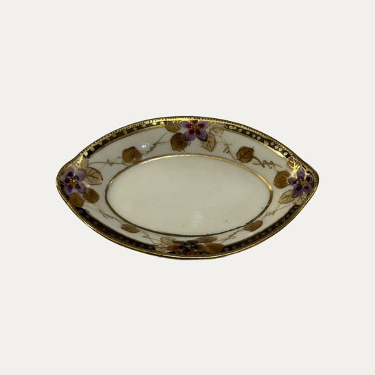 Antique Porcelain Set of Six (6) Nut Dishes