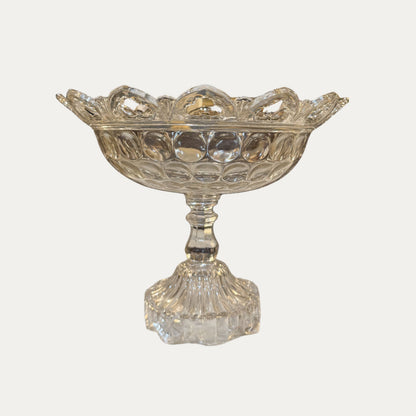 Orion Thumbprint Compote by Canton Glass Co.