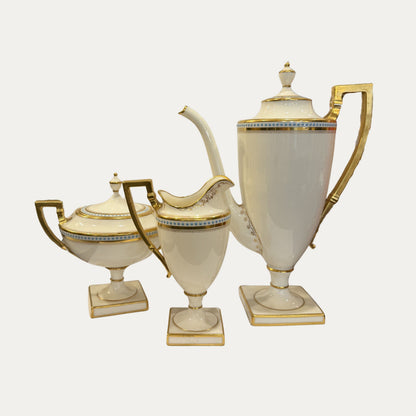 Vintage Tiffany For Lenox Rare Coffee Set
