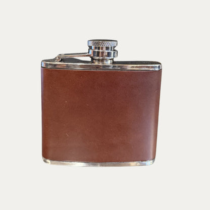 Brady Leather Flask