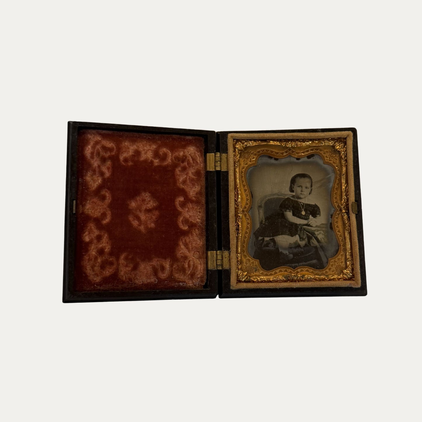 Antique Ambrotype of Little Girl