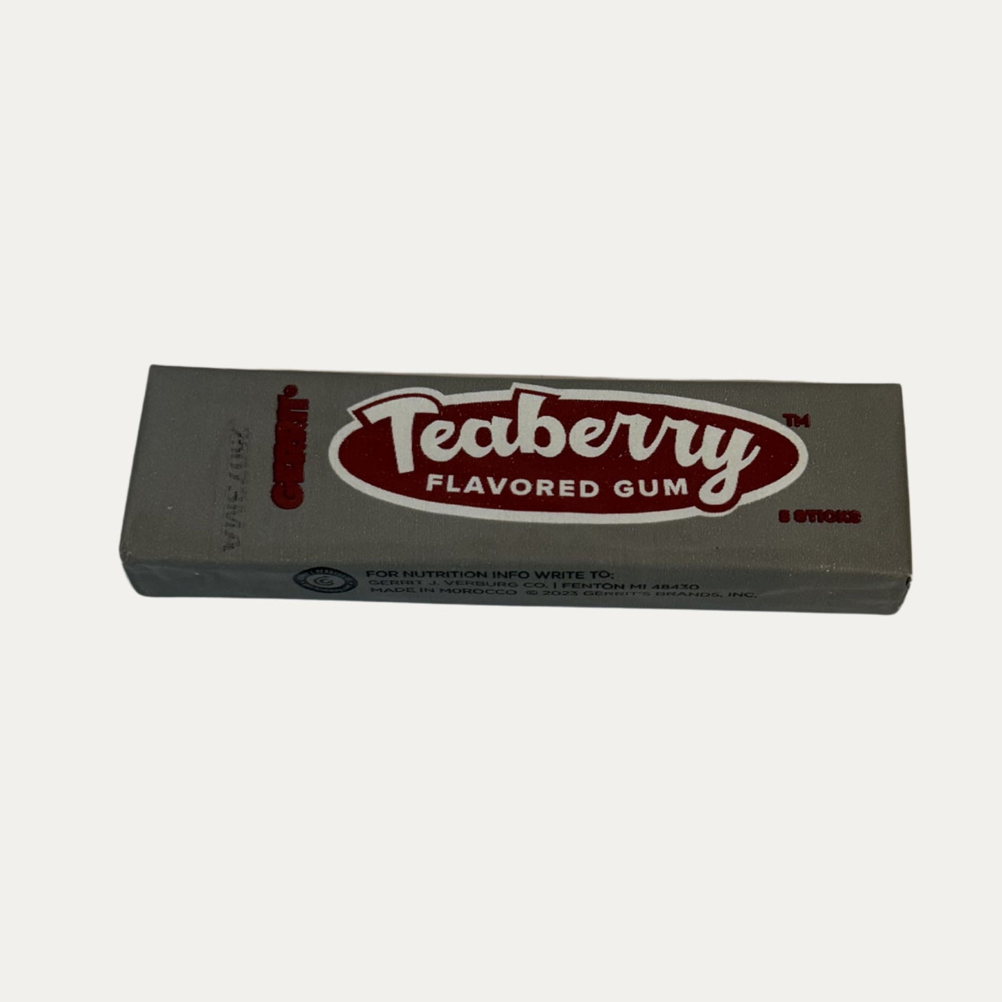 Old Fashion Teaberry Flavored Gum