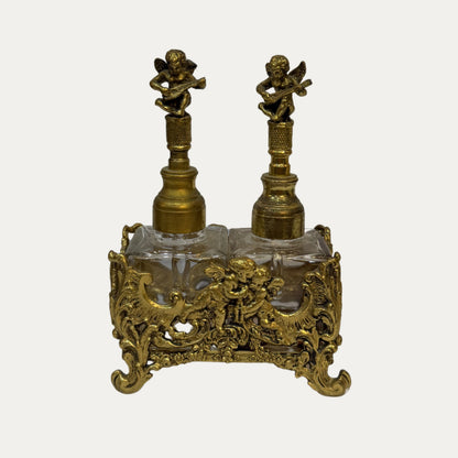 Antique Cherub Perfume Bottles