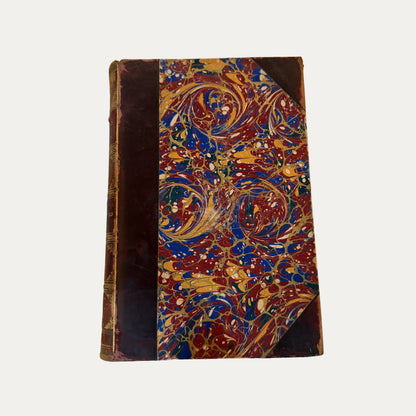 Antique Leather and Marble Book Motleys Works (vol 1)
