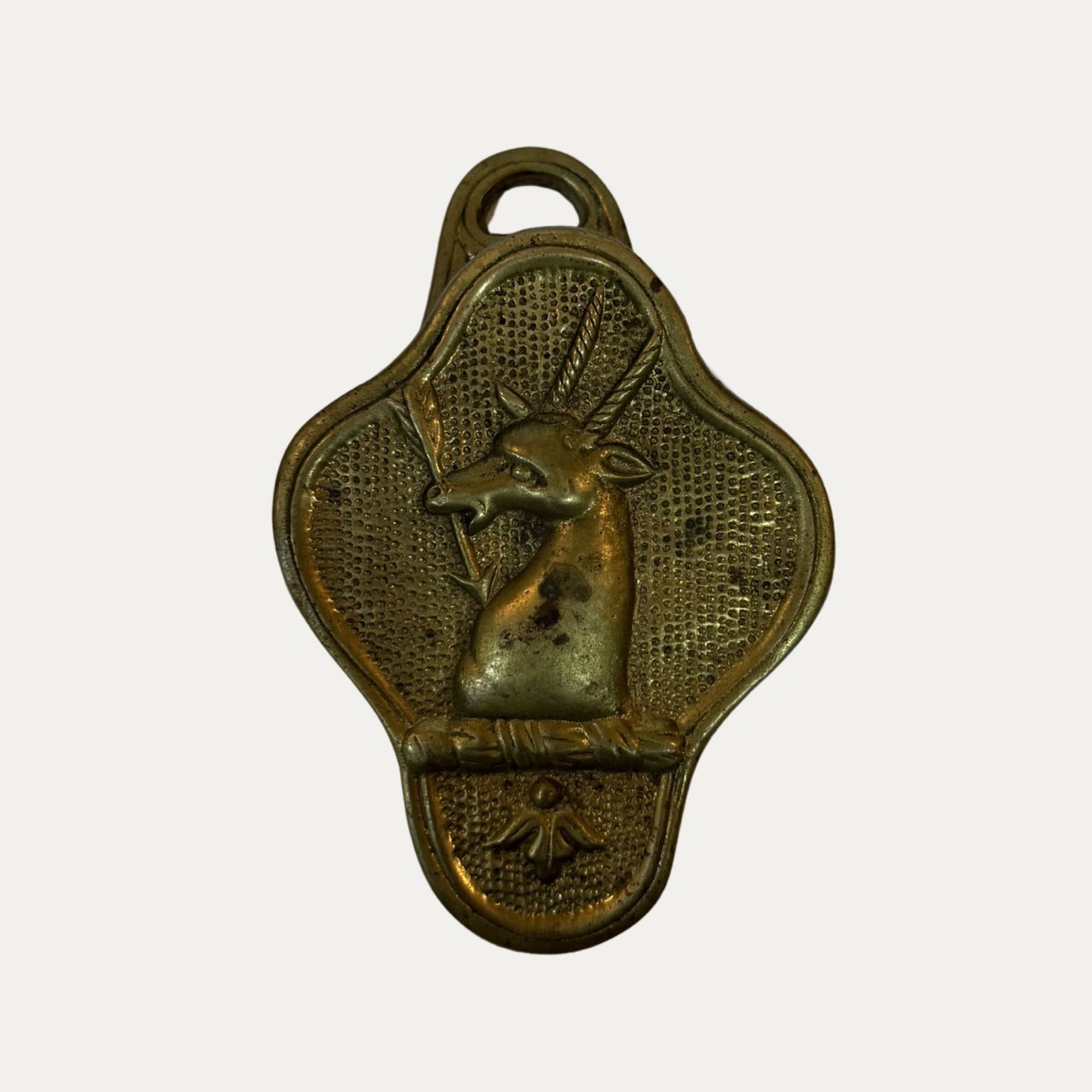 Vintage Brass Letter Clip