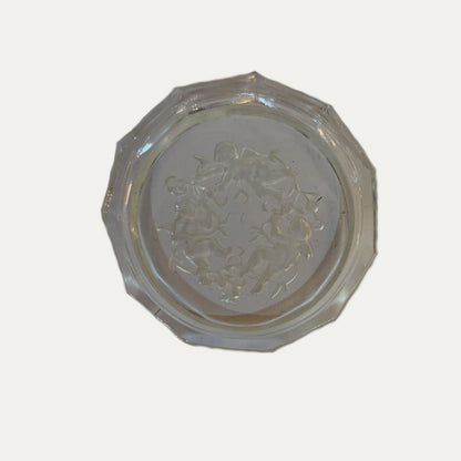 Henrich Hoffman Intaglio Glass Cupid Pin Dish