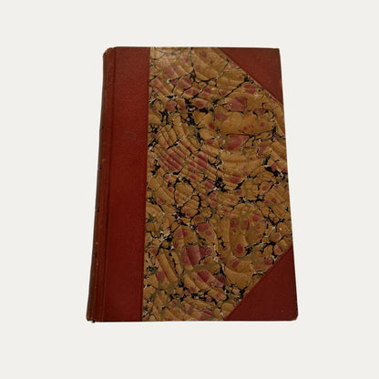 Antique Leather and Marble Book Smolletts Works (Book 5)