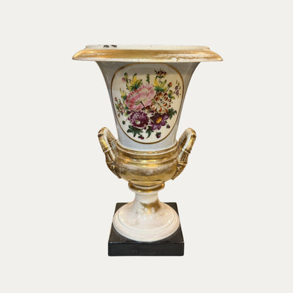 Antique 19th Century Old Pairs Porcelain Urn