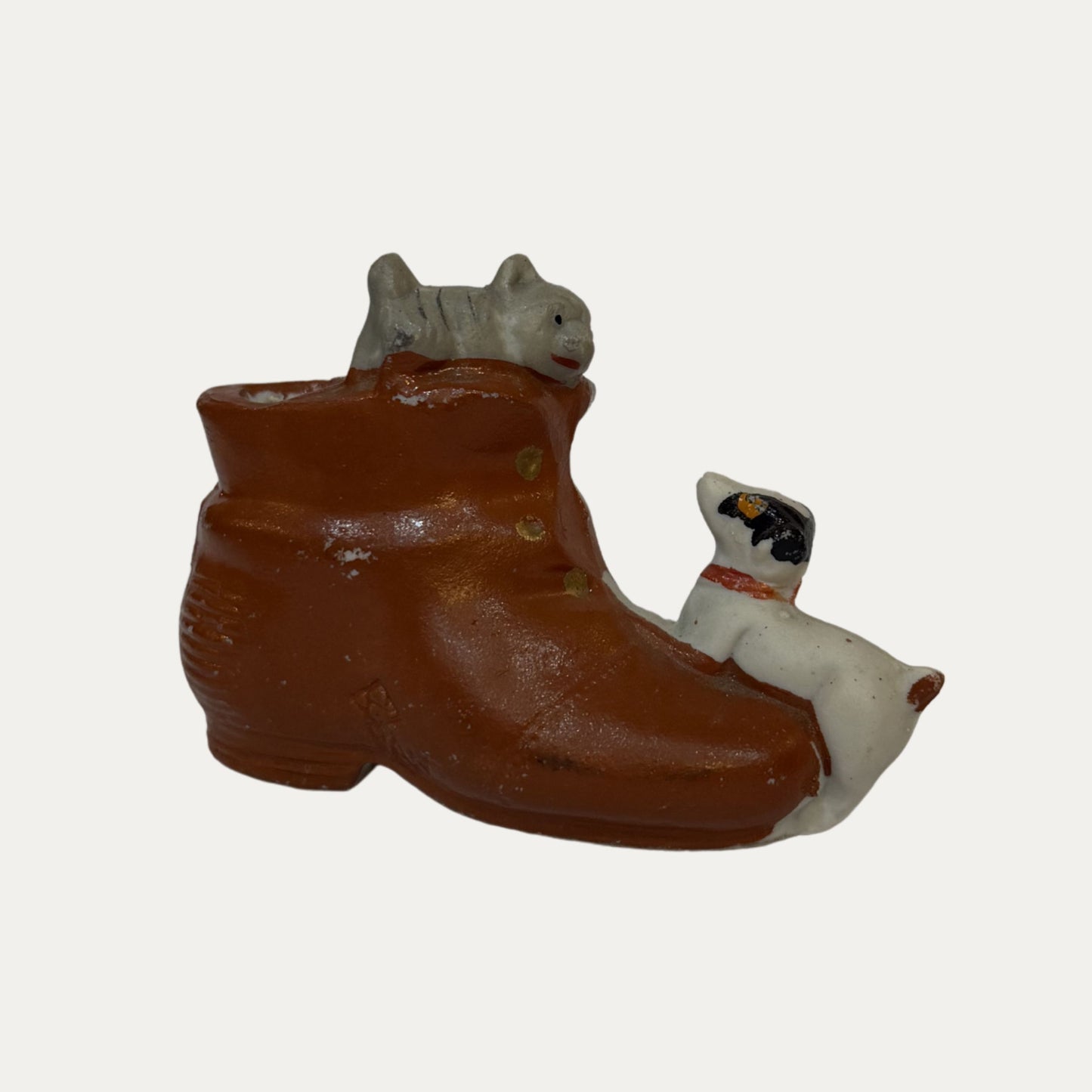 Vintage 1950's Dog/Cat Match Holder