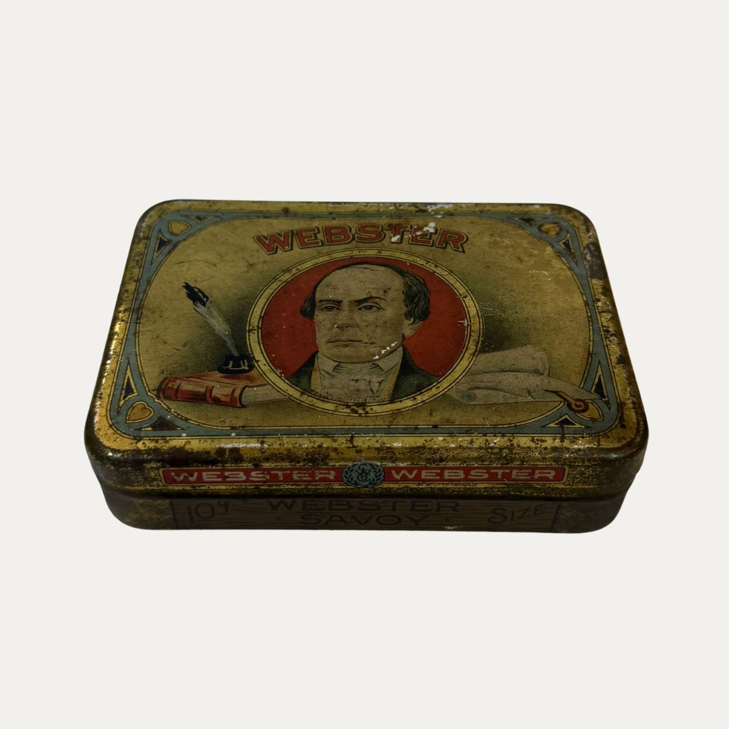 JG Dill's Best Sliced Cut Plug 1920's Webster Cigar Tin