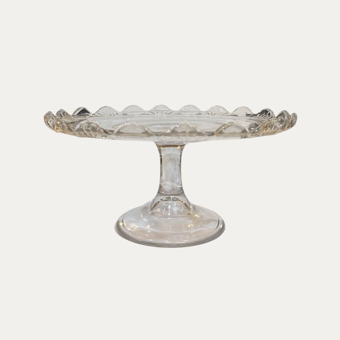 Antique Handblown Cake Stand