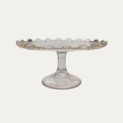 Antique Handblown Cake Stand
