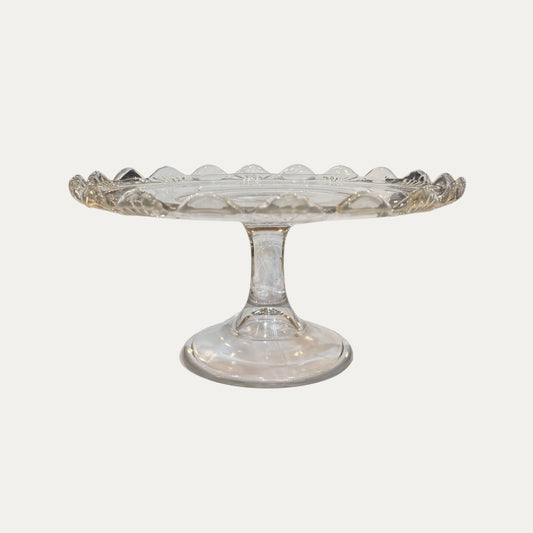 Antique Handblown Cake Stand
