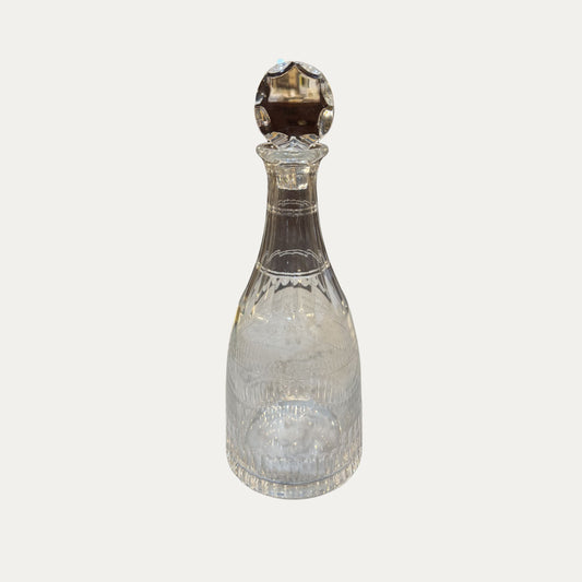 18th Century Style Etched Decanter