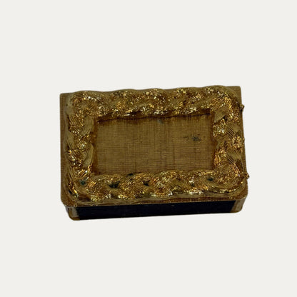 Vintage Gold 1950's Match Box