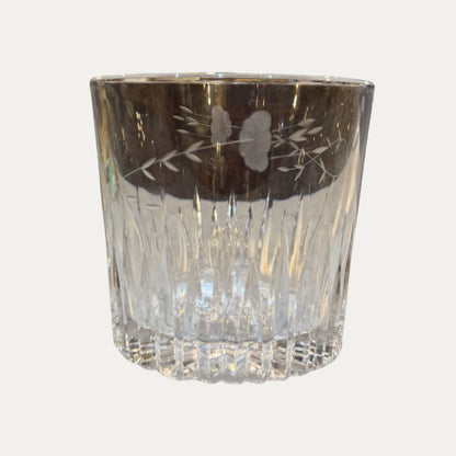 Vintage Etched Ice/Champagne Bucket
