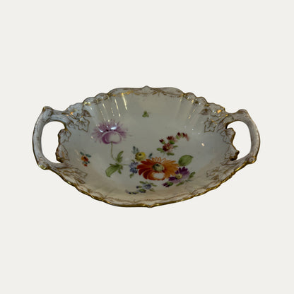 Antique Dresden Dish