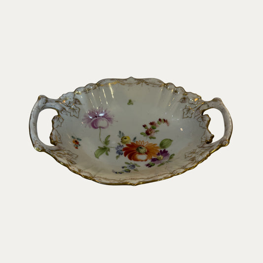 Antique Dresden Dish