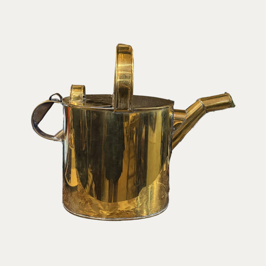 English Victorian Brass Water Can (large)